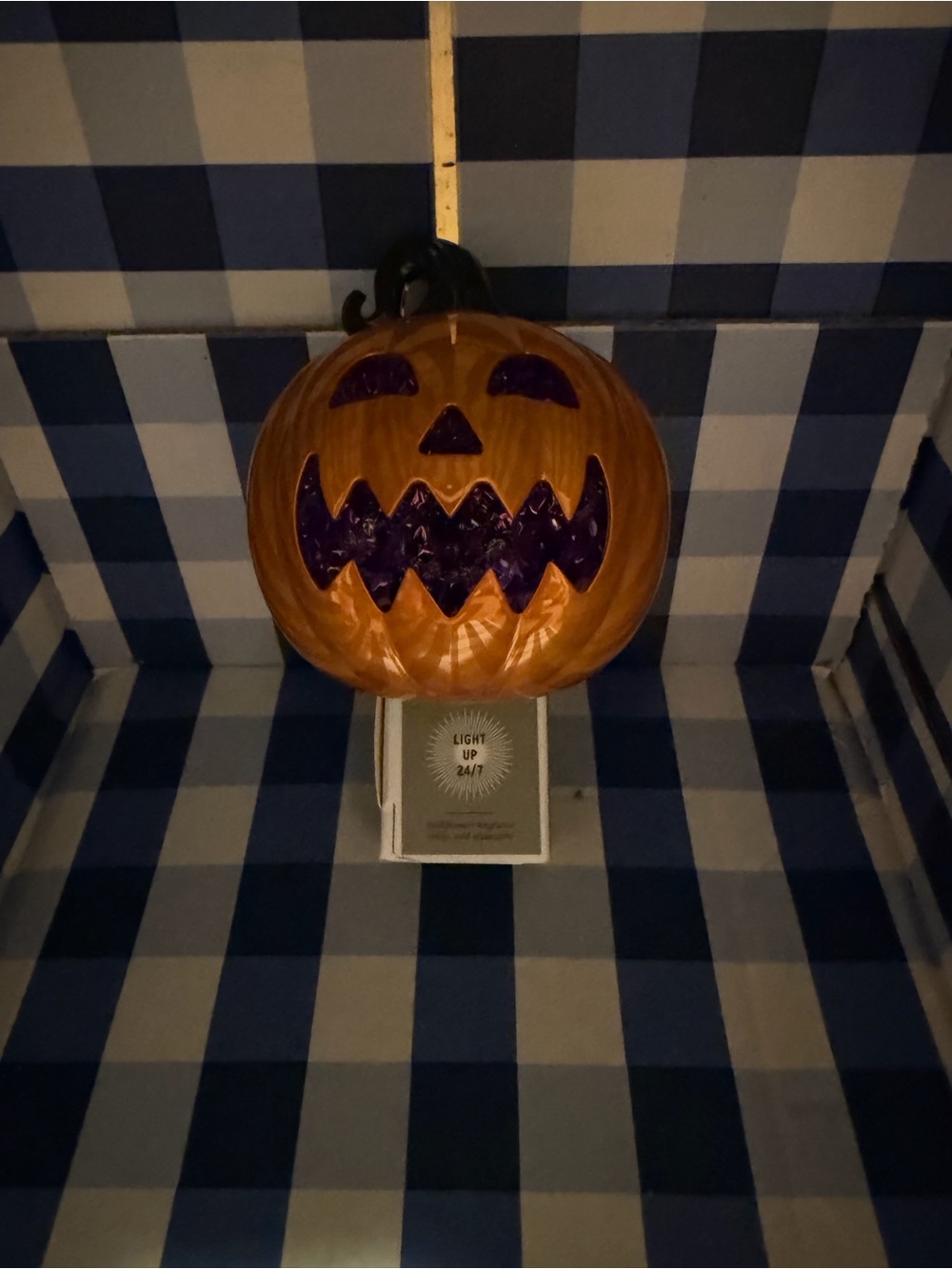 Bath & Body Works Purple Jack O’ Lantern Wallflower Nightlight